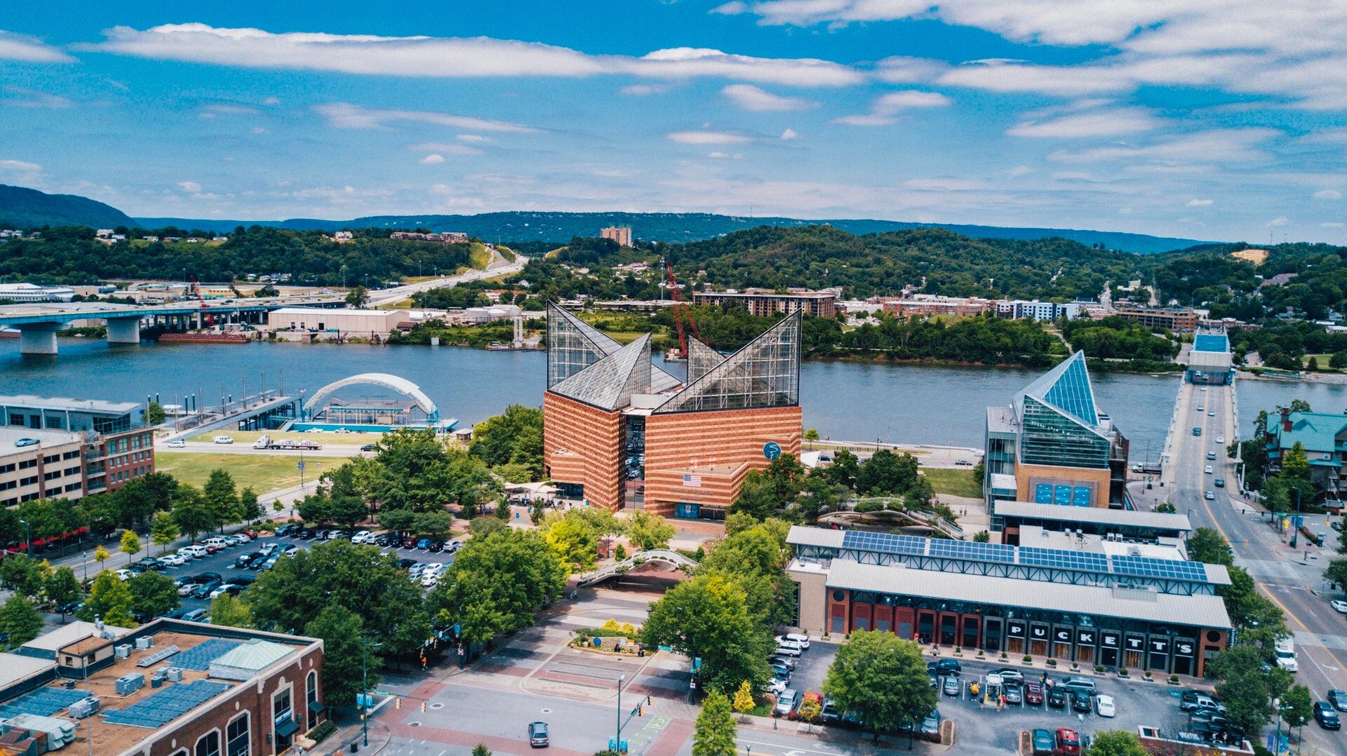 aerial-view-Chattanooga-2350459 Aerial view of Chattanooga, TN