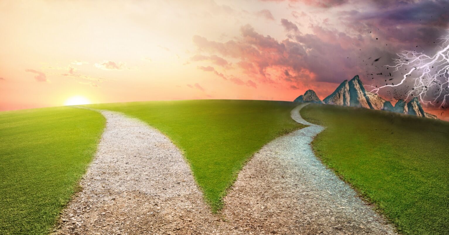 Image of a fork in the road