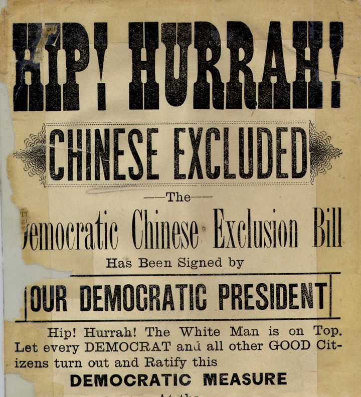 Headline celebrates Chinese exclusion