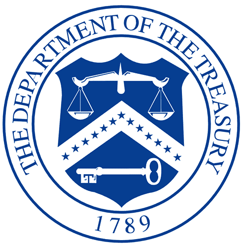 Department of the Treasury logo