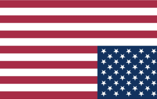 Upside down American flag