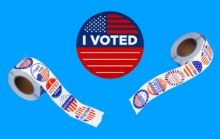 "I Voted" stickers