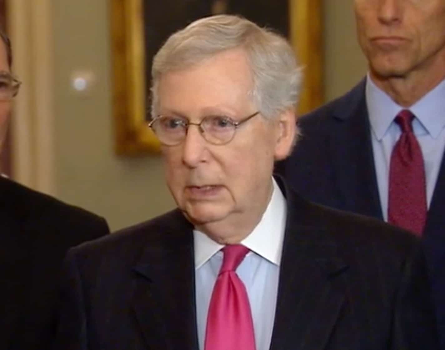 Sen. McConnell acknowledged human-caused climate change in response to the Green New Deal