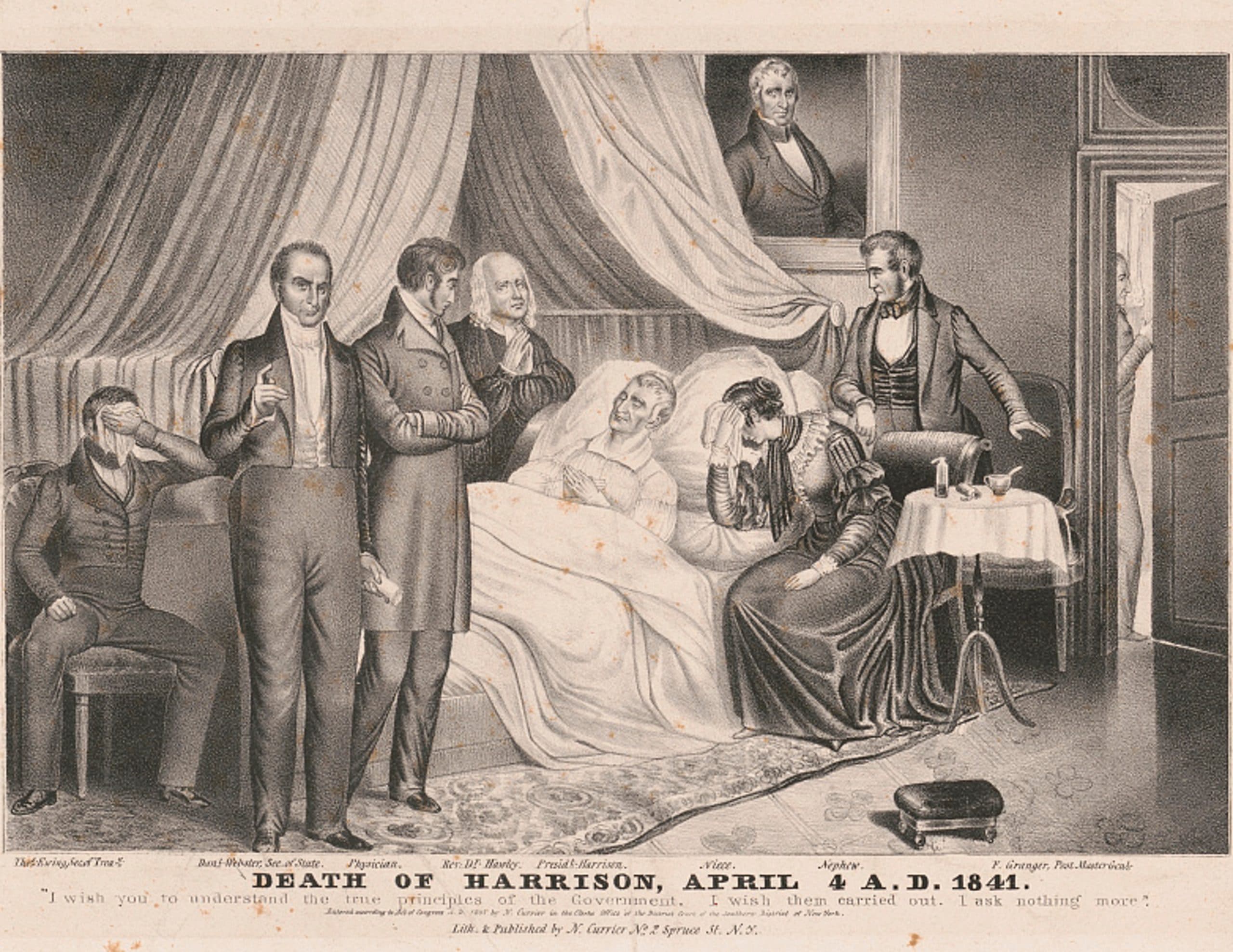 Death of President Harrison