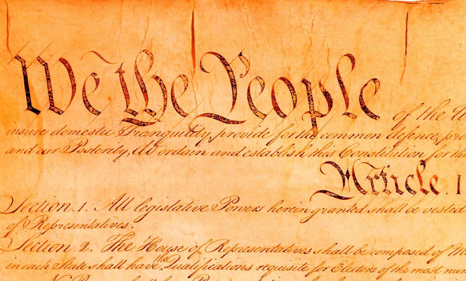 Constitution_Pg1of4_AC "We the People" image from US Constitution