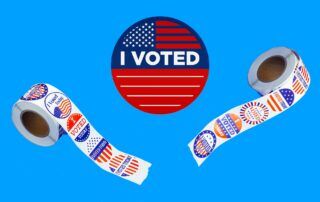 "I Voted" stickers